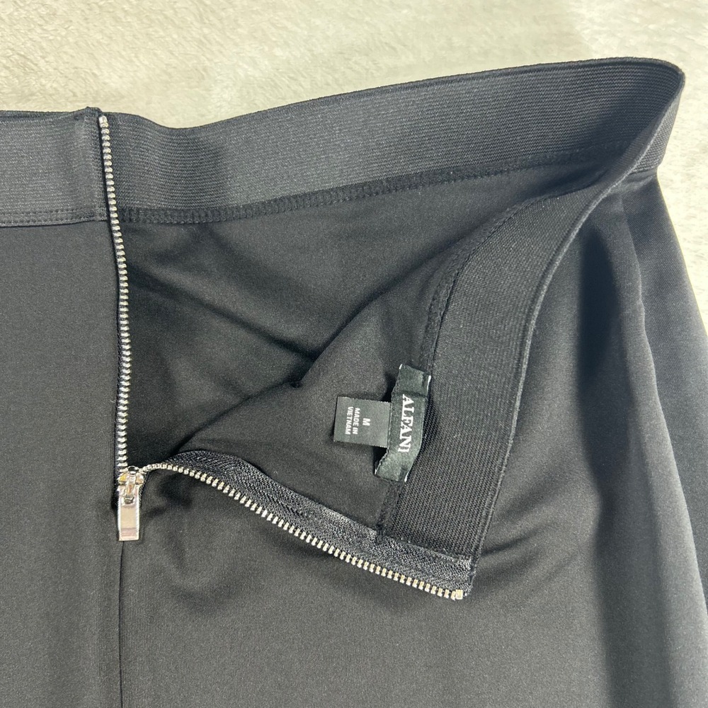 Alfani Quiet Luxury Black High Waist Midi Pencil Skirt Size M Officecore Siren - Picture 7 of 10